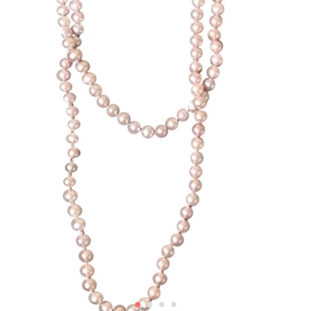 Saltwater pink pearls